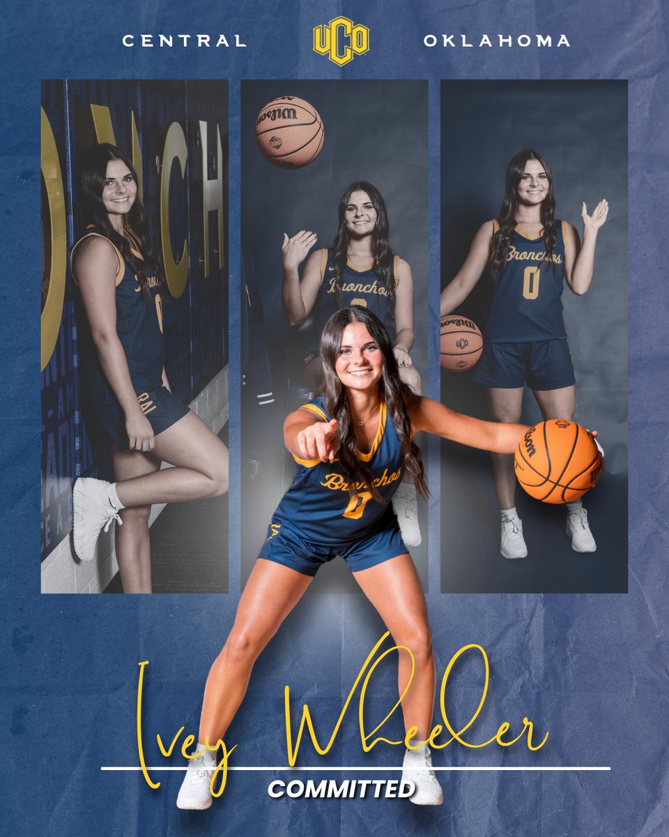 IveyWheeler_27's tweet photo. COMMITTED 💙🤍

After lots of prayer and consideration I am so excited to announce my commitment to the University of Central Oklahoma! 

First none of this would be possible without my Lord and Savior. He is faithful. Thank you to all of my coaches, teammates, and friends for supporting me throughout this journey and believing in me. I also would like to especially thank my family for always being there and continuing to push me to be my best everyday. Beyond thankful to be a Broncho! 

Roll Chos! 🐴💙
@UCOWBB @hanamoeller @kelsiedutton @CoachRubyD 
@MelodyStewart30 @FleyvaLeyva @LCSTulsa_GBB 
@LCStulsa_Ath 
@Shockhoops @KBluejays