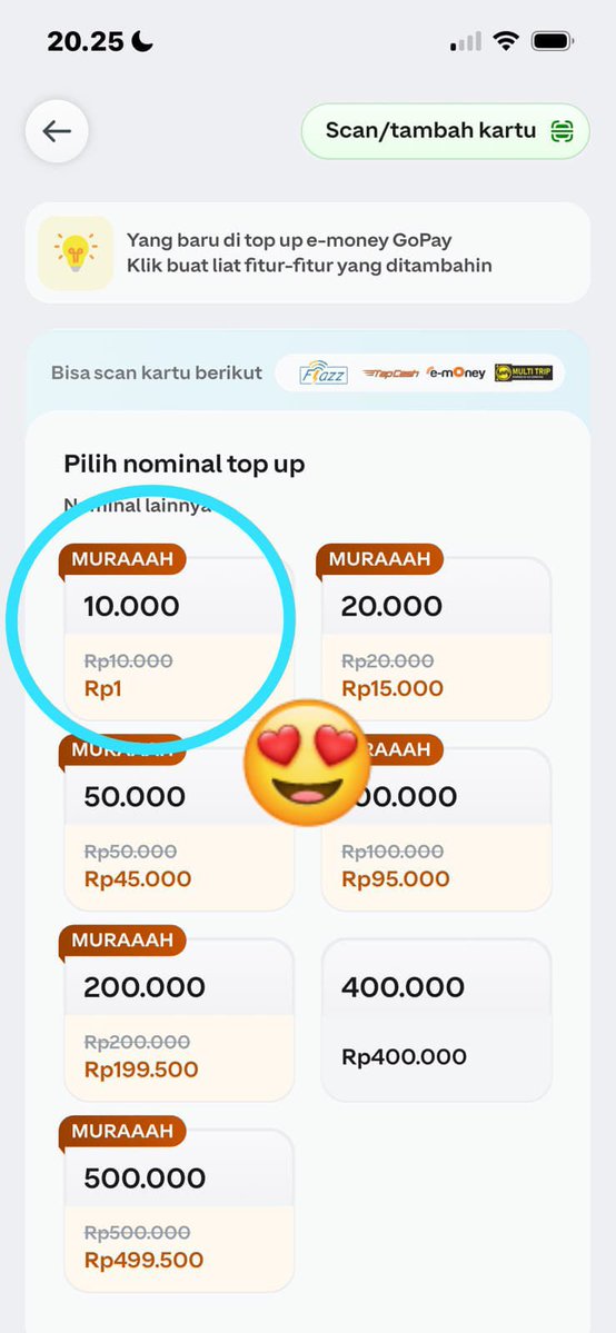 Ciikaprad's tweet photo. yang belom pernah cobain isi saldo flazz di app gopay, cobain deh sekarang! aku dapet promo nih cuma bayar Rp1 dapet saldo 10ribu coy hehe lumayan banget nih #FLAZZ1RUPIAH https://t.co/hAdEzzWyvp