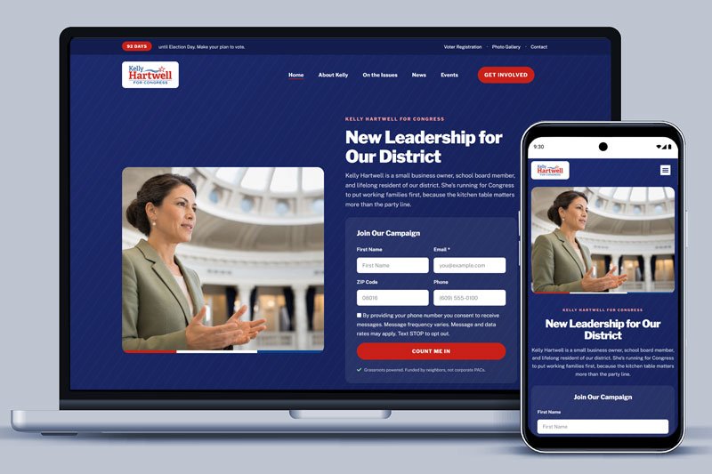 politicalgrfx's tweet photo. Ask us about political campaign websites!

Our website developers can put together your campaign site. We’ll host and maintain it, and can even provide on-going content updating and management. https://t.co/d1BKnz46cb