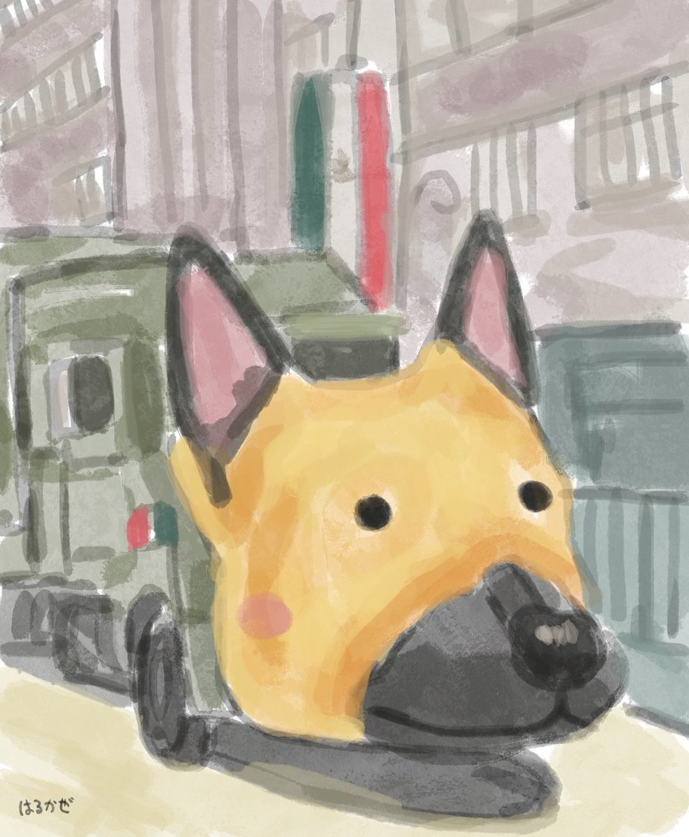 harukaze_illust's tweet photo. 犬トラック描きました🇲🇽🐶 https://t.co/3Qup82ZLrM