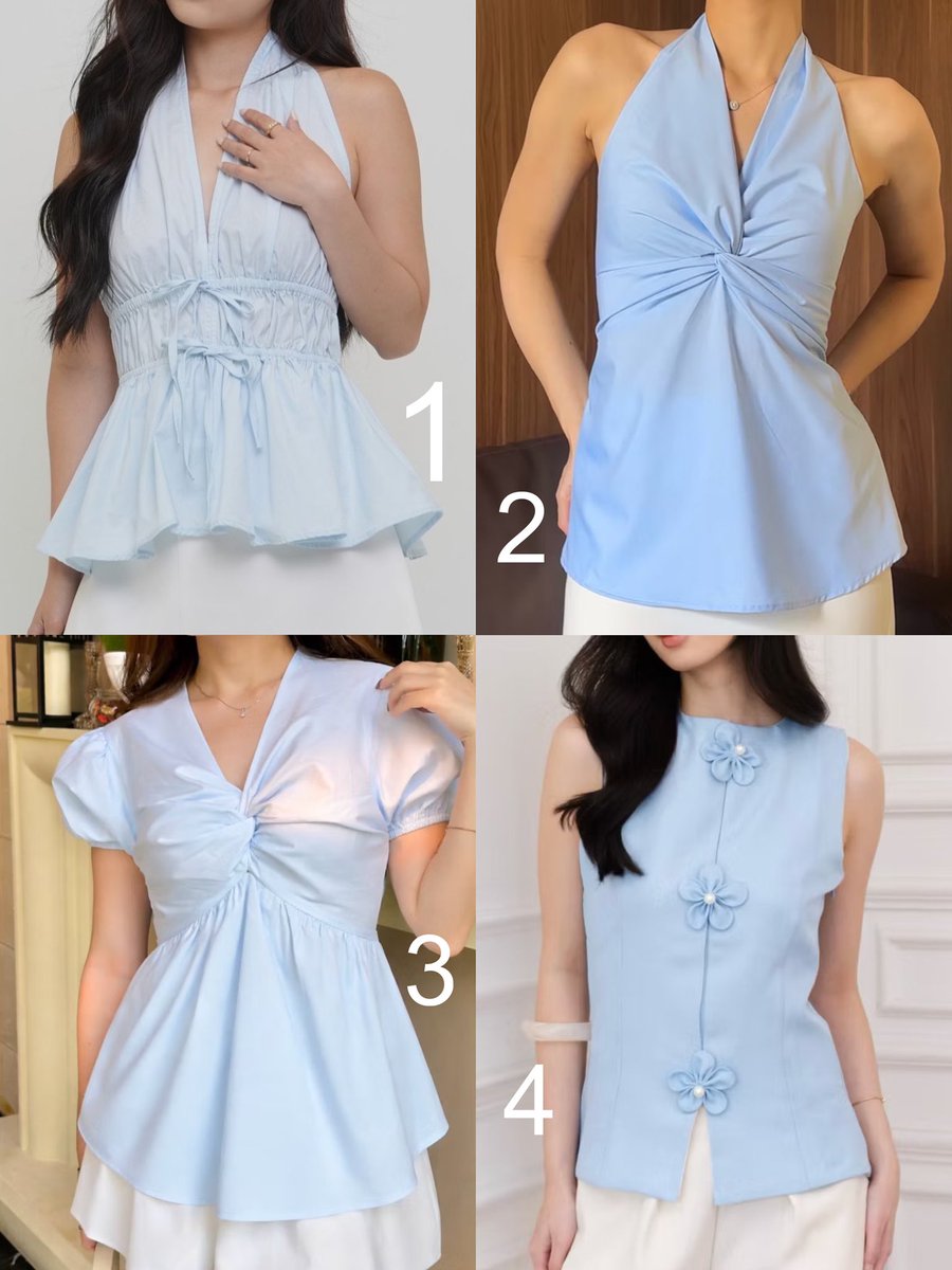 iredescentfairy's tweet photo. Rekomendasi atasan baby blue 👀🩵 https://t.co/rYjNvvYJI5