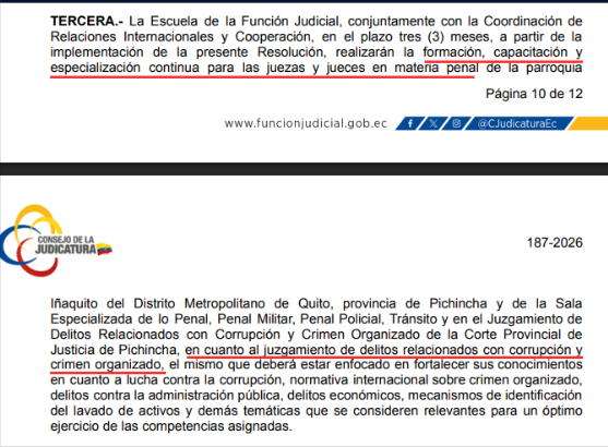 jolismazon's tweet photo. Defendiendo la medida de supresión (eliminación, disolución, descomposición, evaporación) de la Unidad Anticorrupción, el Pleno del CJ ha dicho que los jueces penales "tienen plena capacidad y preparación". A renglón seguido, en la misma resolución en que la eliminan, disponen que la Escuela de la Función Judicial realice la formación y capacitación de los jueces en materia de juzgamiento de delitos relacionados con el crimen organizado. 
🤦‍♂️