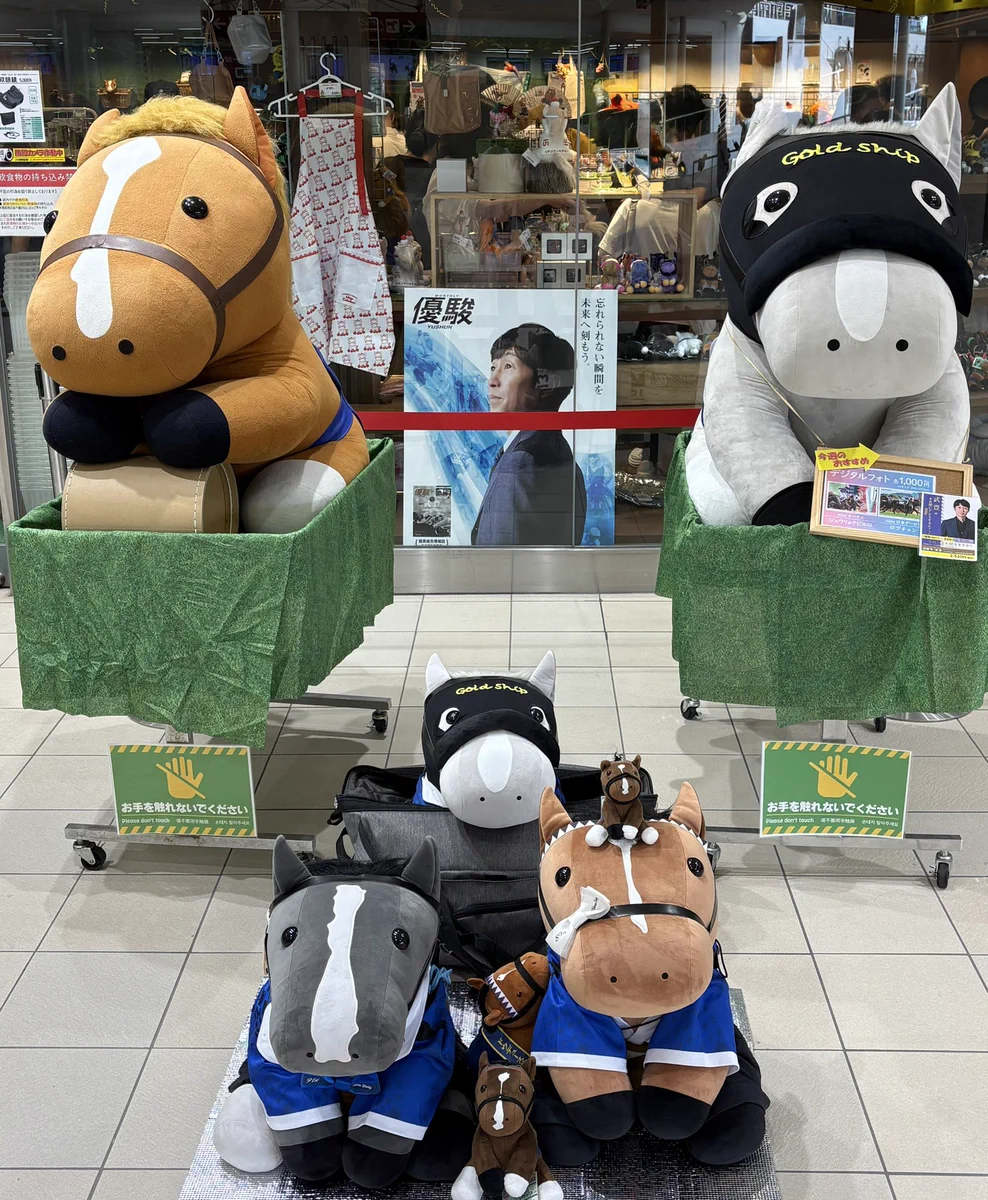 【非売品】JRA 阪神競馬場　アイドルホース　競馬　ぬいぐるみ さけうま on X: 