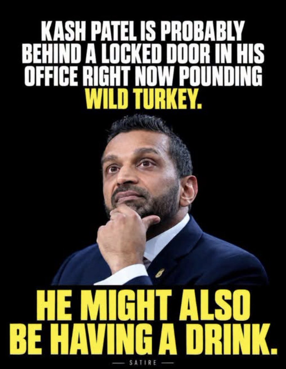 AnnieForTruth's tweet photo. 🤣😂🤣 #KashPatel https://t.co/Io3KZmaFmq