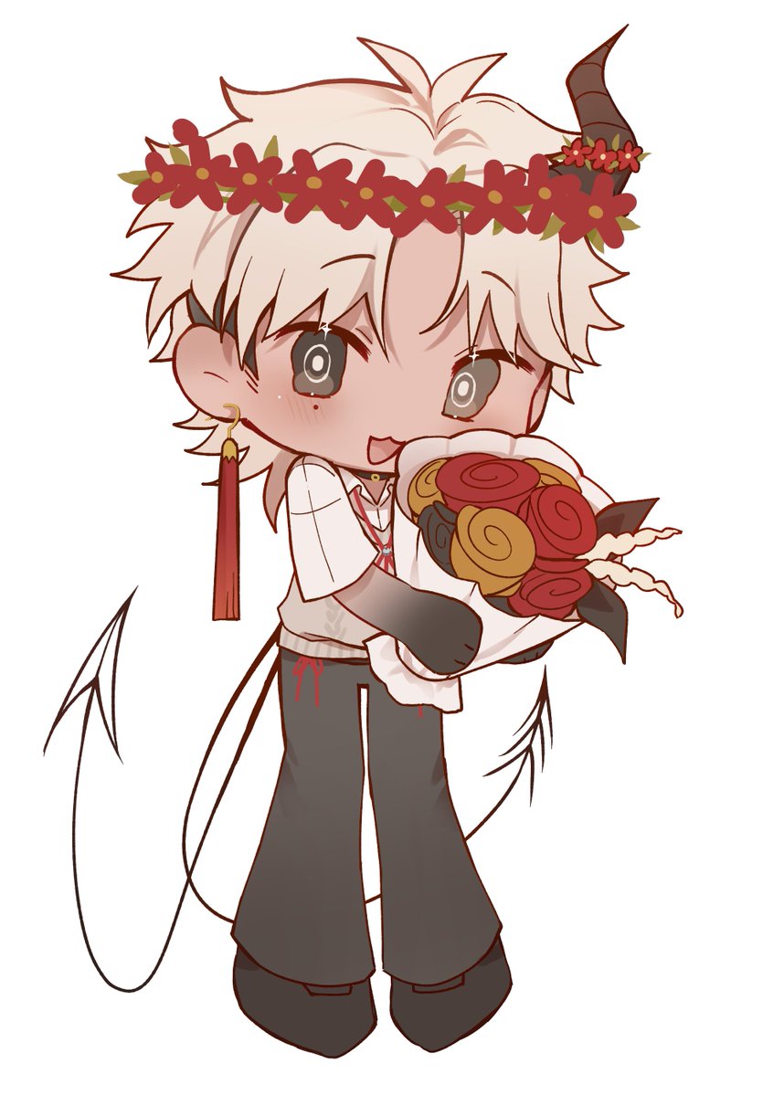 kairostier2's tweet photo. simple flower crown add-on maybe! https://t.co/13YfaRFQTt