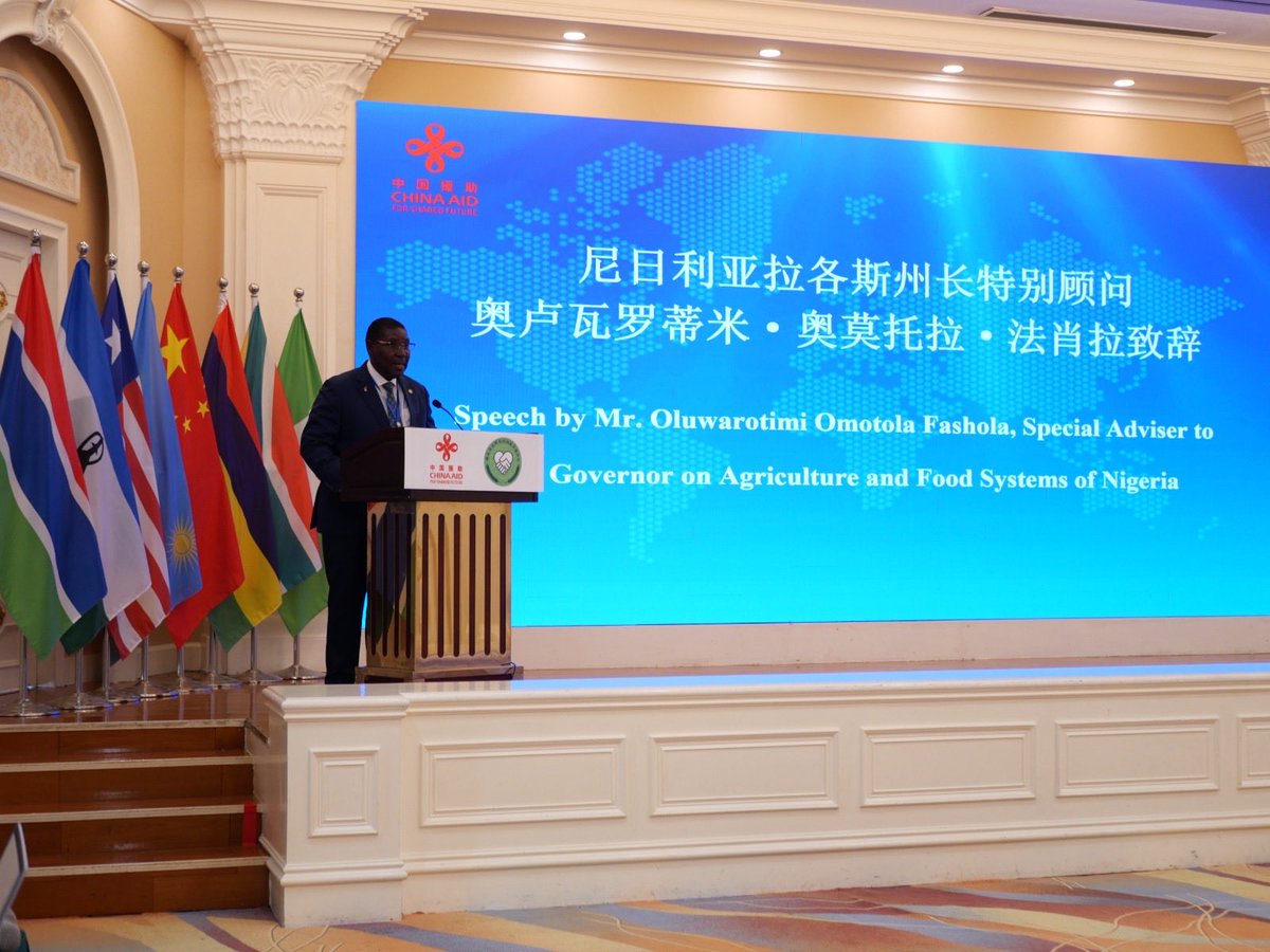 OOFashola's tweet photo. From Lagos to China: Building Effective Food Systems through Sustainable Collaboration🇳🇬🇨🇳

Few weeks ago, under the direction of Mr. Governor @jidesanwoolu I led the Lagos State delegation to the China-Nigeria Agricultural Technology Seminar. https://t.co/mULA0iPWzg