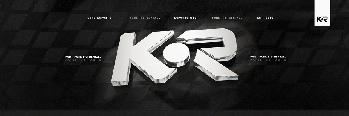 dingraphics's tweet photo. ⚪️ Recent header for KORE Esports

🔗 My portfolio: https://t.co/YBCmR1U9d9

📩 Commissions open! https://t.co/h12DxmHA6L