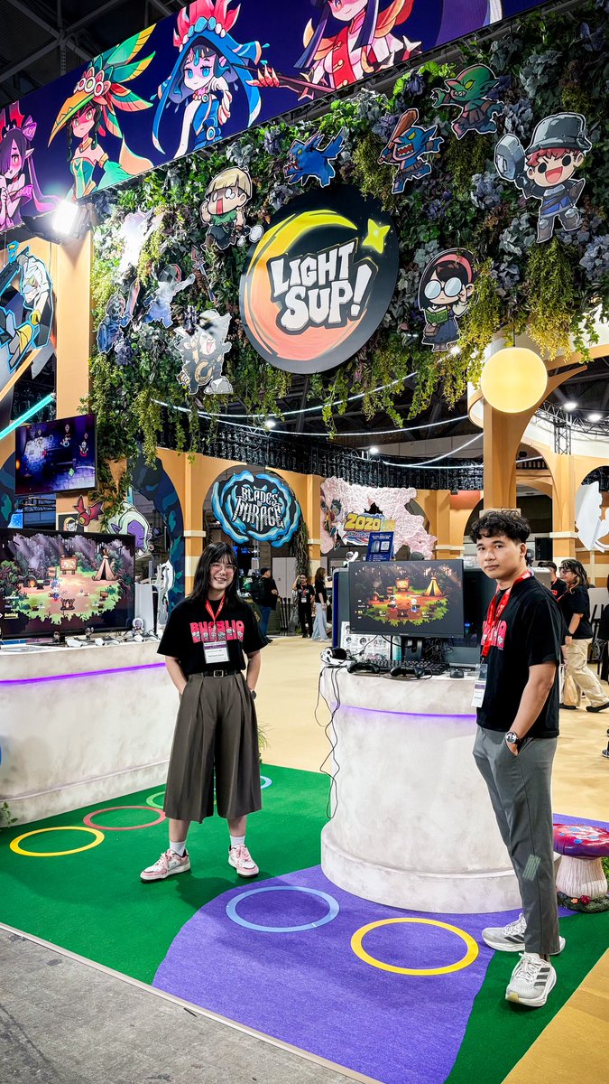 bugblio's tweet photo. It's here #TGS2026 is LIVE!
Find us at the @RedDunesGames booth : Hall 7, Booth N03. 

Play @lightsup_game! and the whole Red Dunes lineup. Come say hi if you're at the show! 🇯🇵

#lightsup #RedDunesGames https://t.co/T09W1fmdow