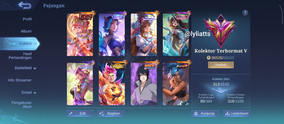 dwiskyi's tweet photo. wts About account
monsep, allkos, free ce atau take segmail ku juga boleh, high rank glory 85 detail bisa chat aja
⊹  ρricꫀ : 580k
av rekber, detail dm aja 
#zonauang #zonajajan #mlbb https://t.co/gg3SHZAH8O
