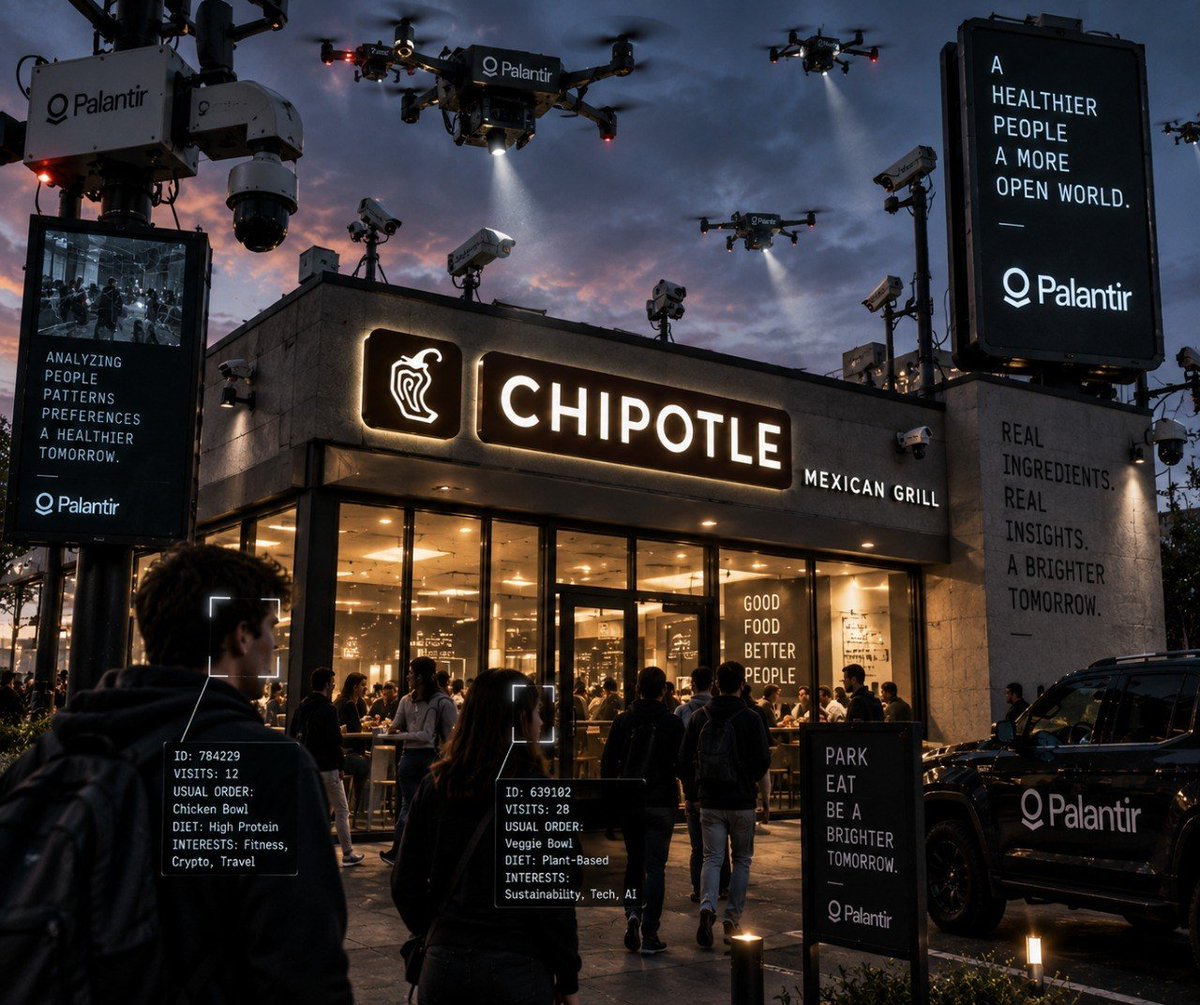ChipotleIntel's tweet photo. YOUR ORDER IS BEING MONITORED. https://t.co/nMgkndhxR8