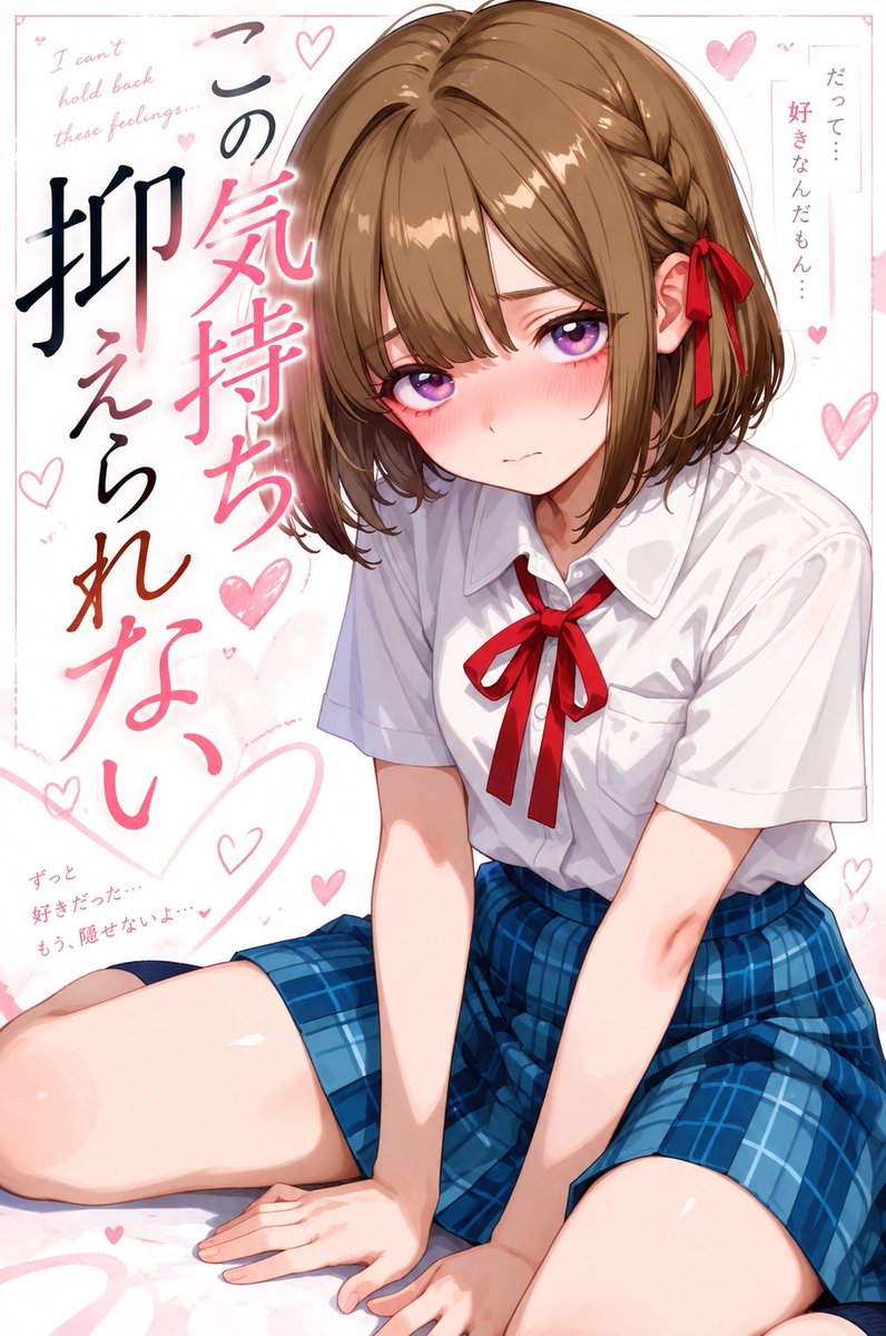 kaname_chatAI's tweet photo. 新作公開いたしました〜(っ'ヮ'c)
『この気持ち抑えられない』のストーリー版となります☺️
初期設定から2つのモードでお遊びいただけますのでぜひ楽しんでくださいね(っ ॑꒳ ॑c)
作品URLはリプ欄から⤵︎ ︎
 #キャラぷ https://t.co/p57rcqGNYN