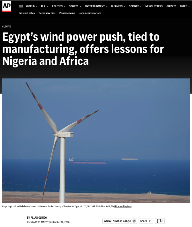FadhelKaboub's tweet photo. My latest interview with The Associated Press @AP: https://t.co/IAhSkOzB47

“If we form a negotiating bloc with a joint industrial policy, we can probably get better terms for technology transfer and joint ventures that could transform the continent at scale,” Kaboub said. https://t.co/i1qaBQXcSn
