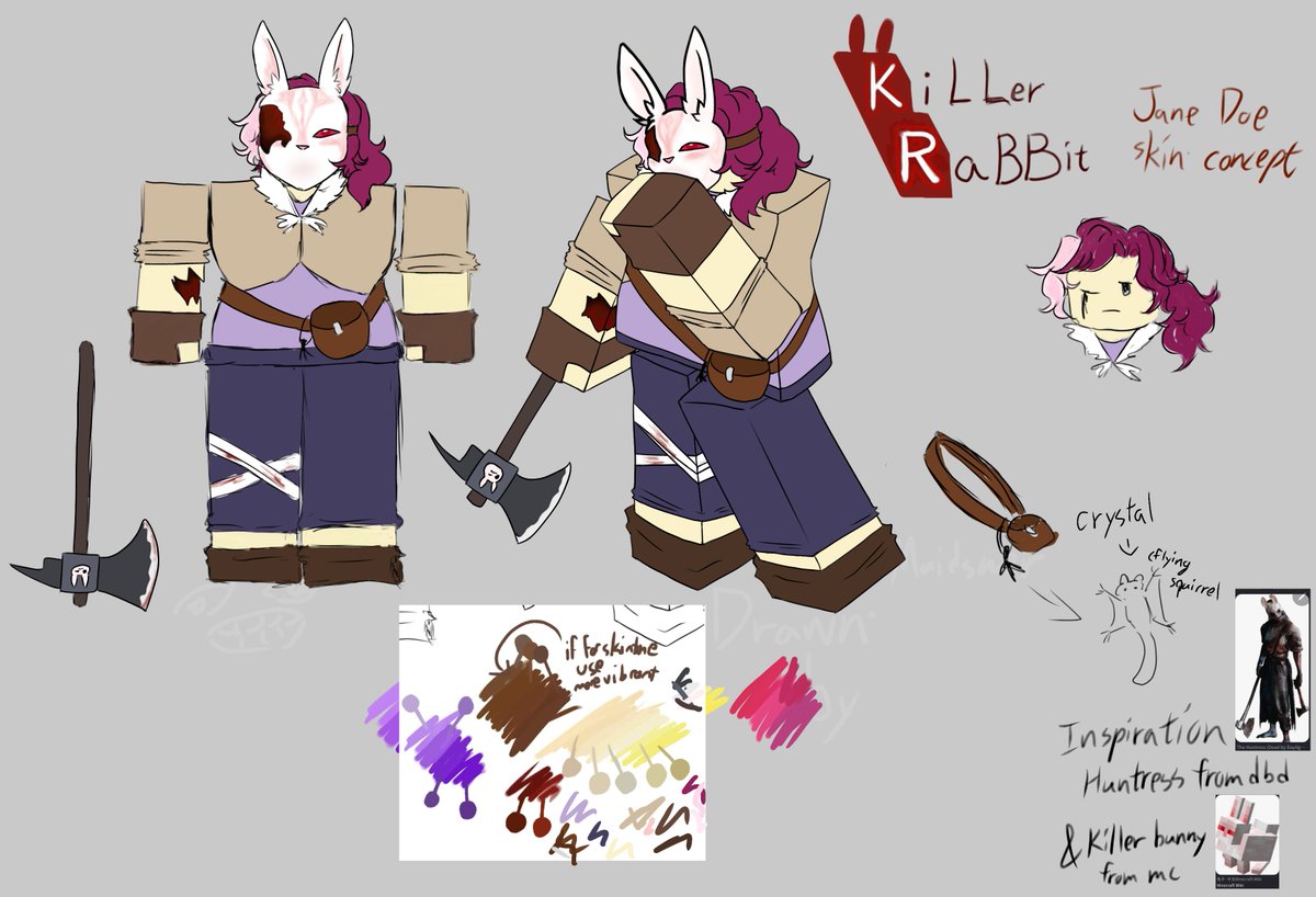 0Night_pear0's tweet photo. Killer Rabbit Jane doe skin concept
#forsaken #roblox #forsakenTombstone https://t.co/U17Wd6Jgqz