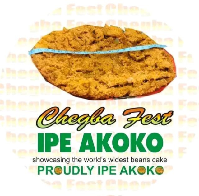 ras_innovator's tweet photo. 2026 ANNUAL CHEGBA FEST (THE 9TH. EDITION (999), IN SEPTEMBER) OF 14 SEPTEMBER, RECORDED 25" BEANS CAKE IN DIAMETER ! THE WORLD'S WIDEST BEANS CAKE IN DIAMETER EVER MADE, IN IPE AKOKO SOUTH EAST LGA, ONDO STATE NIGERIA. LONGING FOR GWR.
@Operanewsus https://t.co/Ctl3AZDzkg