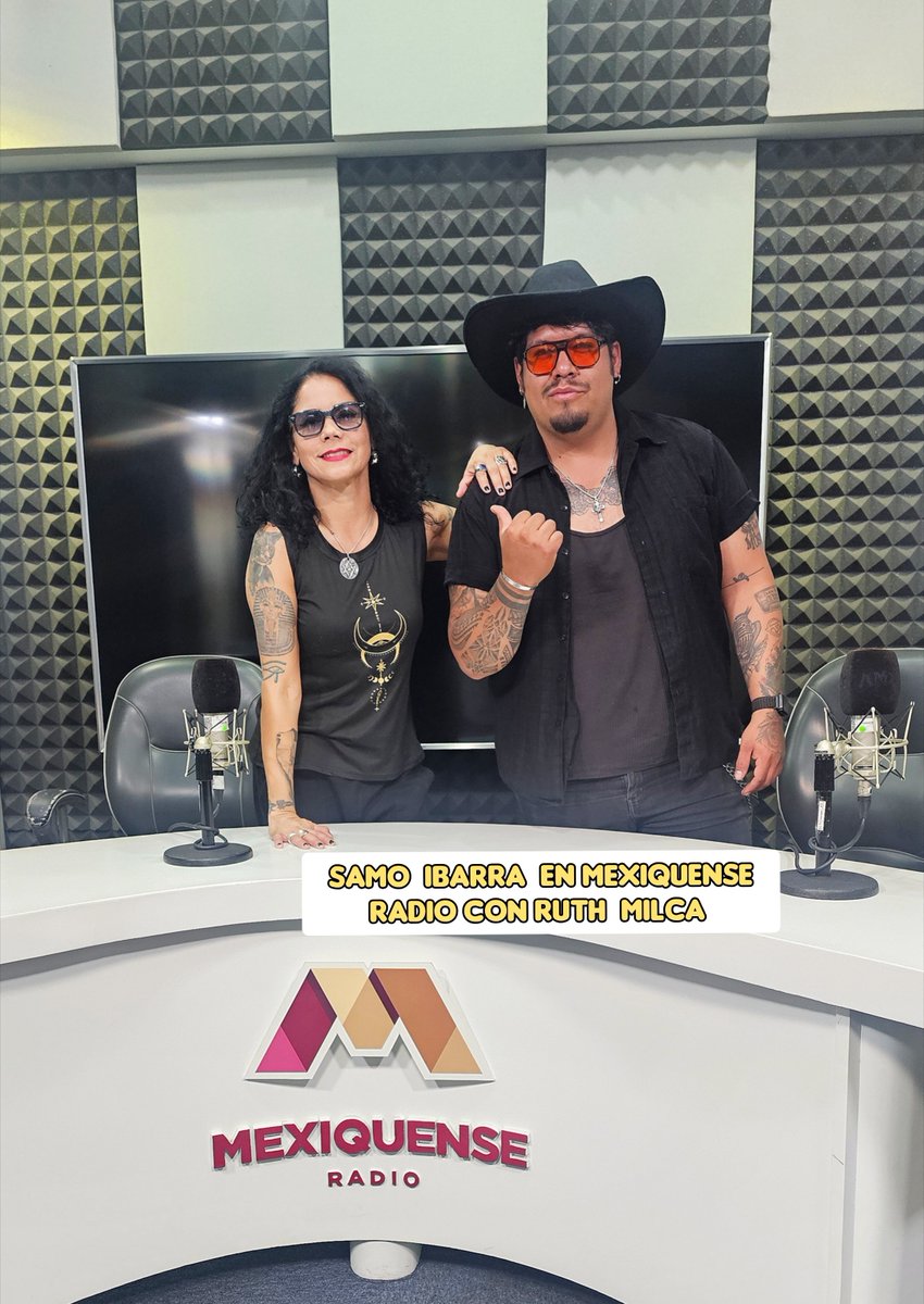 RUTHMILCA's tweet photo. FOTOS🤟🏾 de la entrevista🔥 en #fusionrock 💣en @MexiquenseR 🎙️ con Samo Ibarra 🎸de la banda MEMORAMA 🎸 con #ruthmilca🎙️💥 salud❗ https://t.co/VvLXdeEmZo