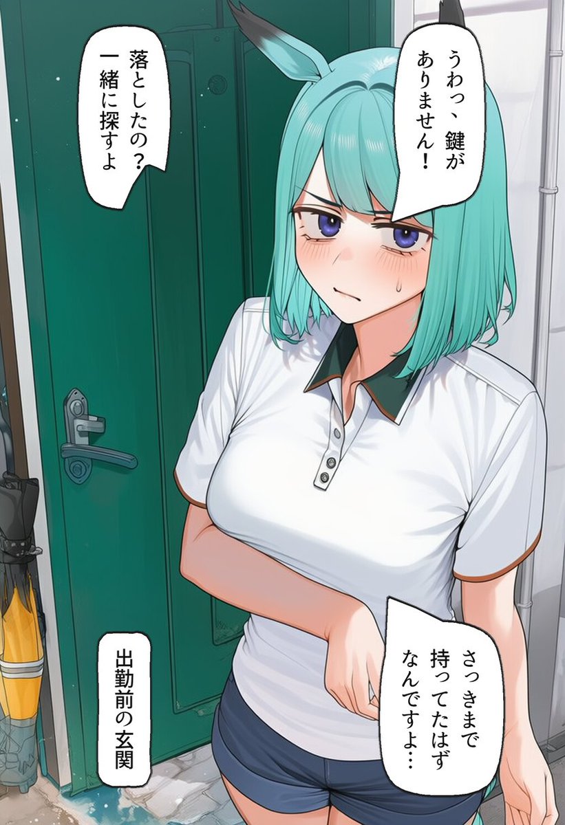 OnThecloudrock's tweet photo. 出勤前の鍵紛失騒動（1/2） https://t.co/UC2SiJsQWr