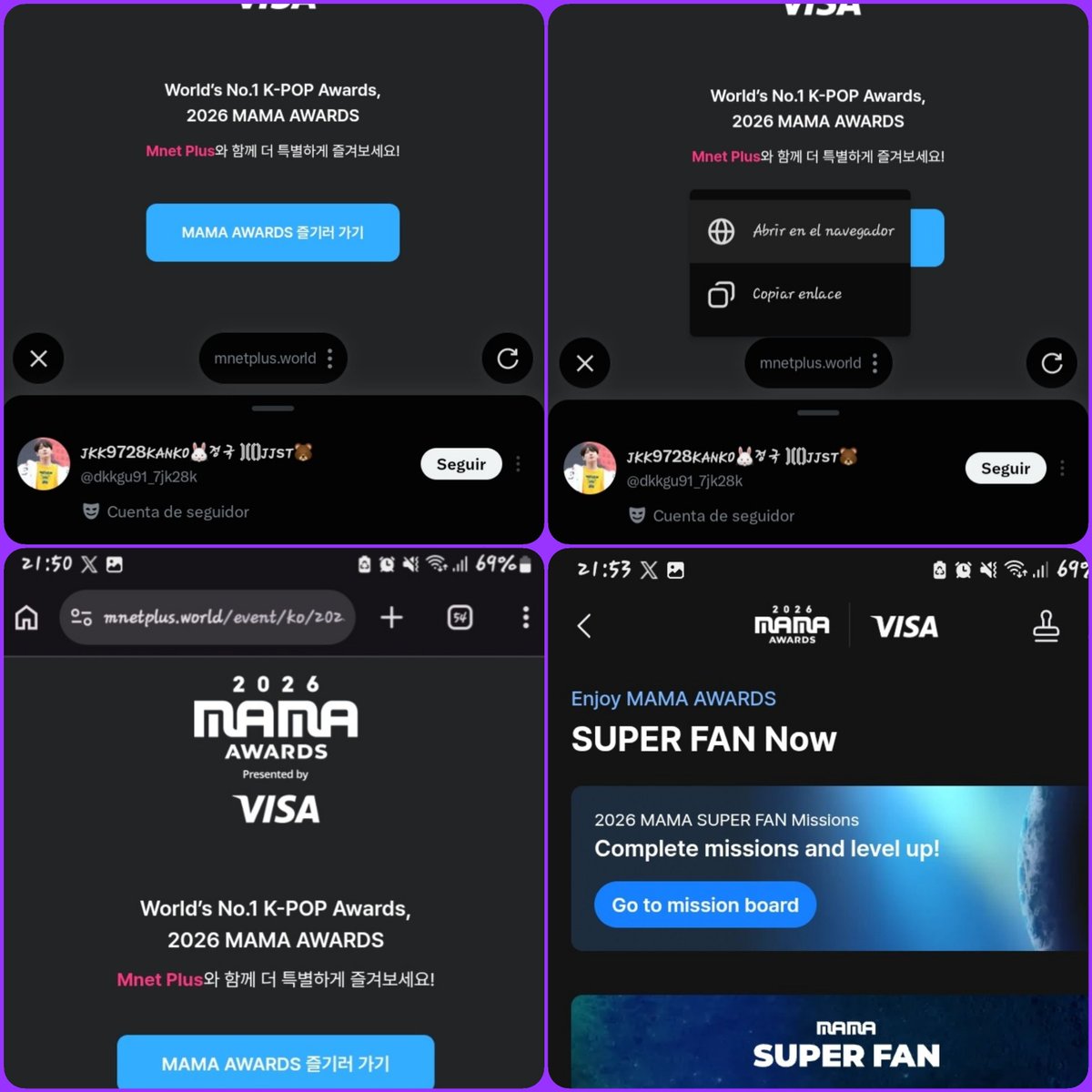 sarah_guar's tweet photo. @dkkgu91_7jk28k DONE. 💜🫶🏻💜 
Can you help me with my link 🔗 please? 
ARMY I really appreciate it. 
https://t.co/u6lzU3ENoL

#MAMASUPERFAN
#BTS 
#2026MAMAAWARD https://t.co/uroZnCri4t