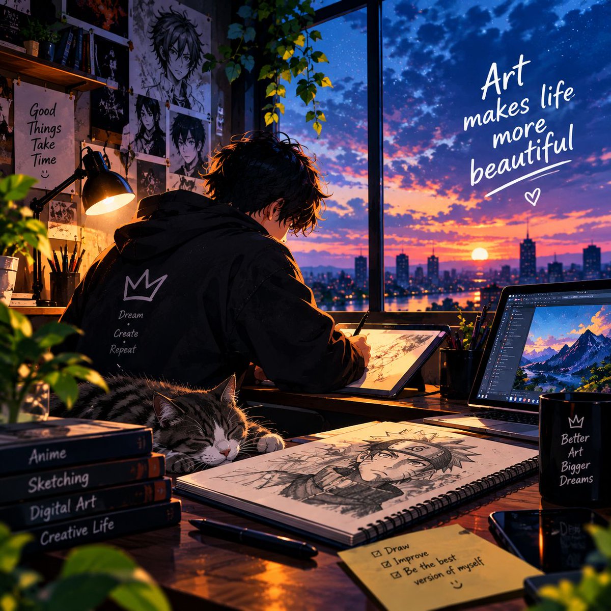 AlexHunter7351's tweet photo. 🎨 Art is more than a drawing — it’s a way to turn imagination into something beautiful. ✨🖌️ https://t.co/VjmUrRrl8W