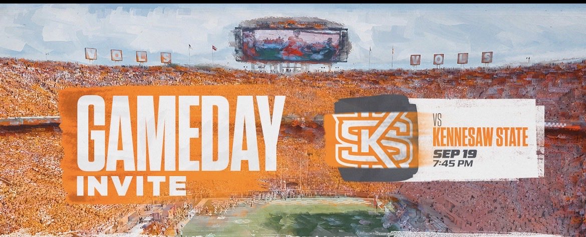 Caarrr_08's tweet photo. Excited to receive a game invite from the Volunteers against kennssaw state at home. Can’t wait for what’s next in plan. https://t.co/CeDaQU6Fxo