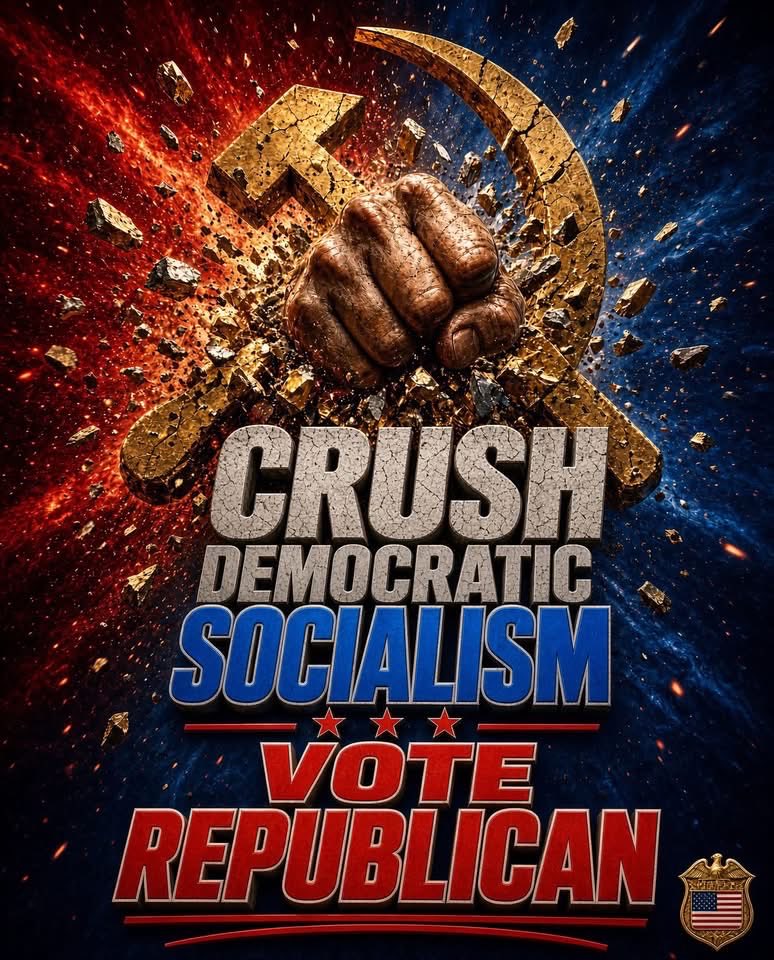 marktmt's tweet photo. Democrats have gone full commie. Vote red to save the Republic. https://t.co/Iwj6gihpji