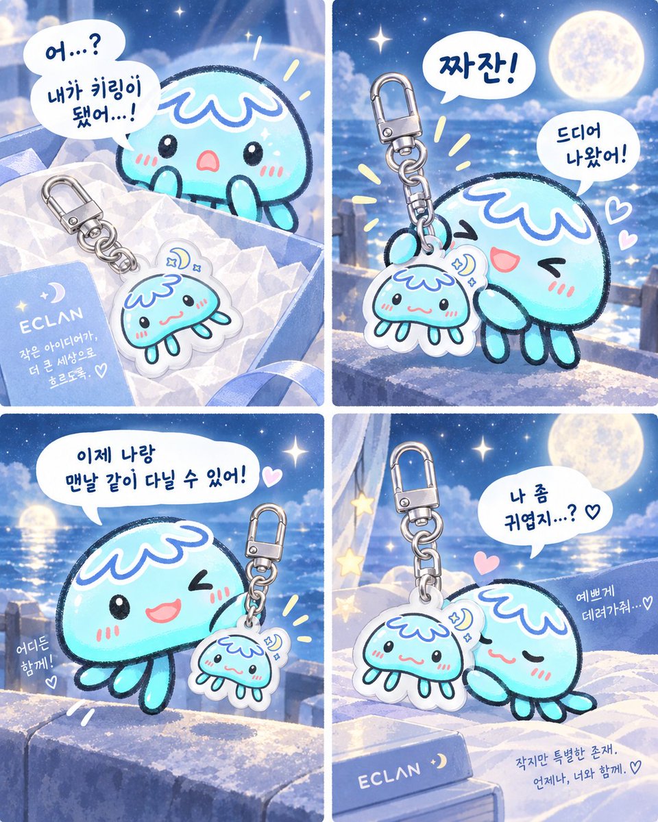 ECLAN_off's tweet photo. #해파리 #굿즈 #키링 #캐릭터 https://t.co/c64CigqPJE