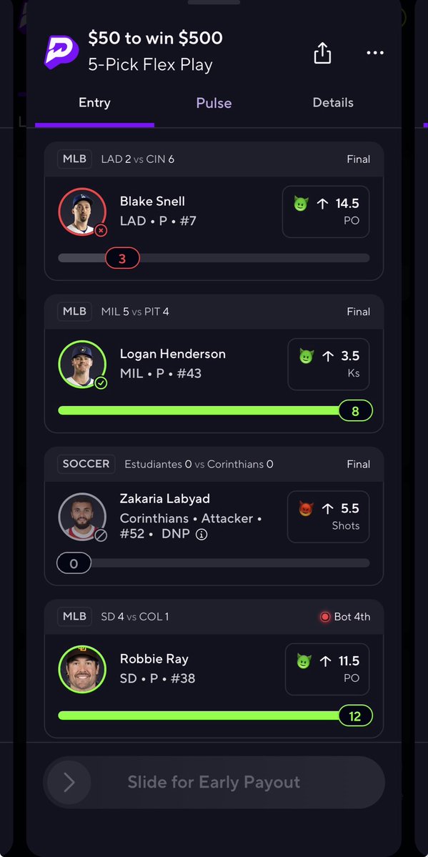Kakaroo_9000's tweet photo. @PrizePicks This some bs 🤬 https://t.co/sCV8Rkgkd8