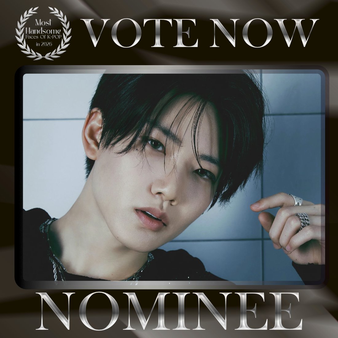 TOP100KPOP's tweet photo. JUNKYU (TREASURE) is nominated for Most Handsome Faces of K-POP in 2026.

👉 VOTE: https://t.co/Si3coBolbM https://t.co/Gu9DVGEAka