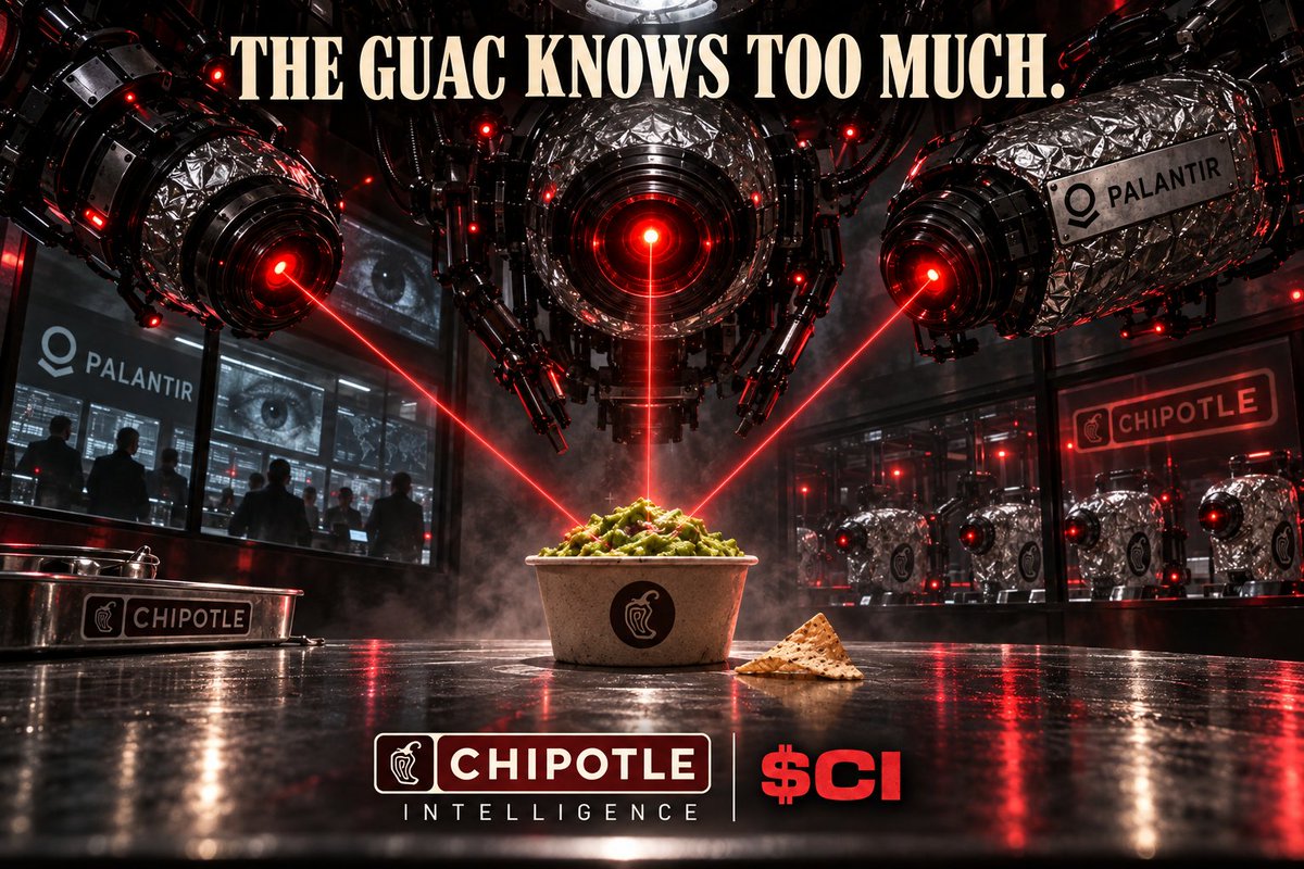 ChipotleIntel's tweet photo. THE GUAC KNOWS TOO MUCH. https://t.co/KcFcqkqVVd