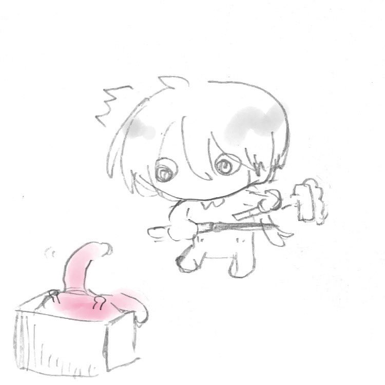piko_820's tweet photo. @veg_oyasai 喉から手以外が出てますよ！！！！！✋⚠️
ぱっと思いついたのですと、お掃除中に遭遇した触手に全身隈なくよしよしされちゃうお話とかですかね🤔
空白の2時間はご想像にお任せします https://t.co/L6x5AXbVzK