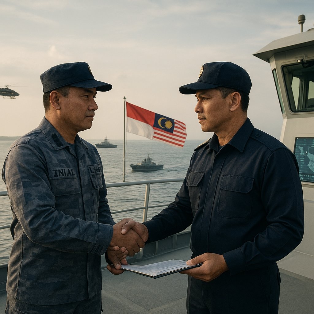 strategikaid_'s tweet photo. Bilateral Defense Dialogue RI-Malaysia: Kesepakatan Patroli Bersama di Selat Malaka

Baca selengkapnya di https://t.co/Zii15SJK8V

#BilateralDefenseDialogue #SelatMalaka #KerjaSamaPertahanan #PatroliBersama 
#lewatberanda https://t.co/vQIfaTpkrd