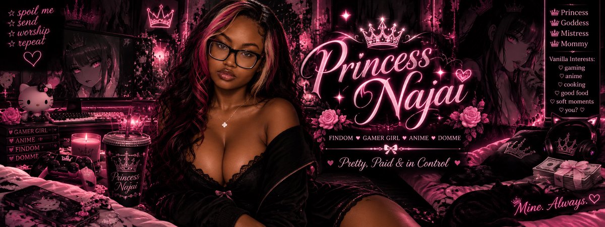 PimpcessNajai2's tweet photo. New banner alert what do y’all thinkkkk https://t.co/bipDSe4CRH