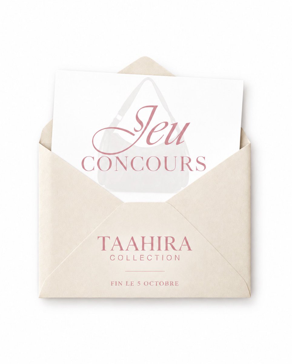 taahiraco's tweet photo. N’hésitez pas à me suivre sur Instagram in sha’الله

Un concours y est également en cours pour tenter de remporter le Taahira Bag 𐙚 https://t.co/1oI39lHV9v