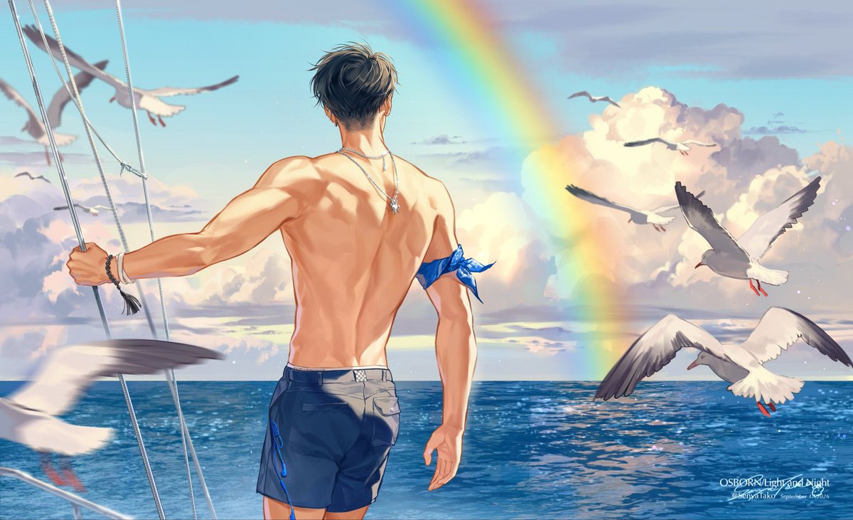 SenyaTako's tweet photo. 🌈🌊
#Osborn #lightandnight https://t.co/K2k7ig2ODW