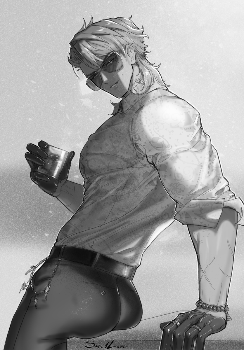 lama_sara114433's tweet photo. Mafia Au from HoYoFair
#Varka https://t.co/bxHhtSttt7