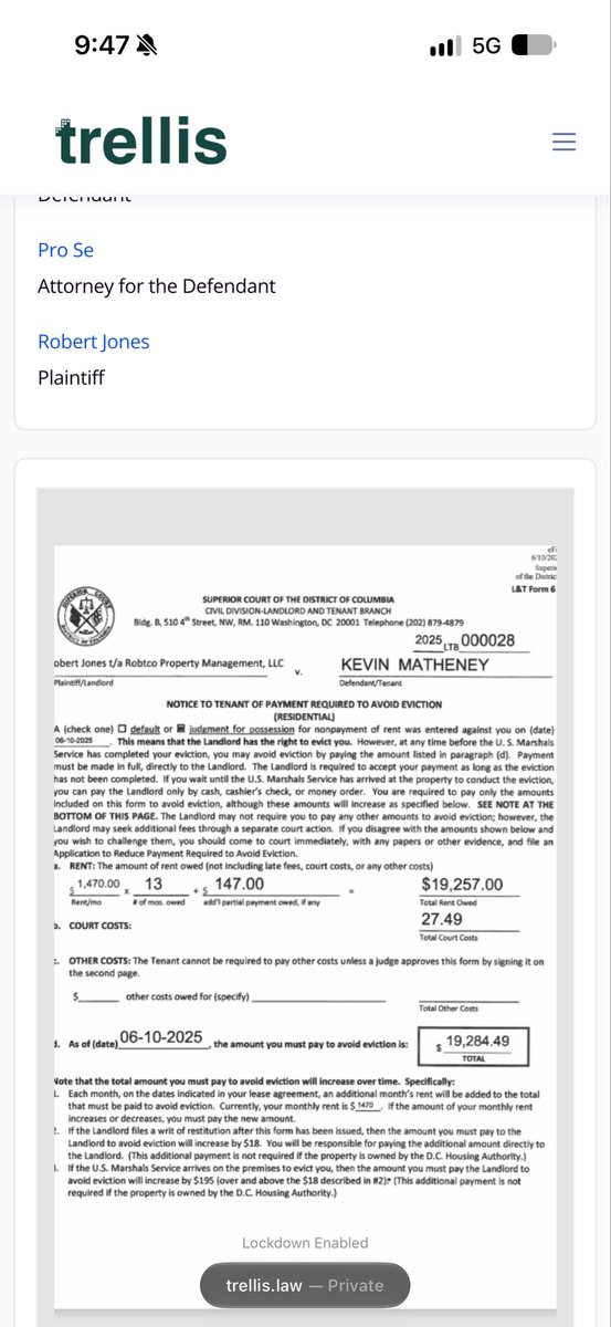SmithSeverrpoi's tweet photo. @DCLandlord @DCTenantsUnion  listen to
His lawyers voice
Mail and I thought this was officially sealed ? https://t.co/sQBDcuG4Dx