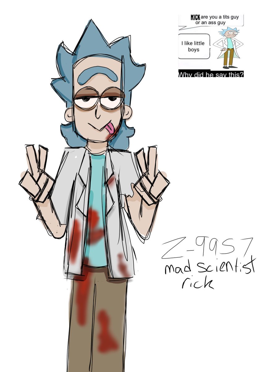 AmyLue3's tweet photo. Rick and Morty ocs from dimension Z-9957 (ignore how bad these are I still can’t draw lol) https://t.co/rFrbYigjDi