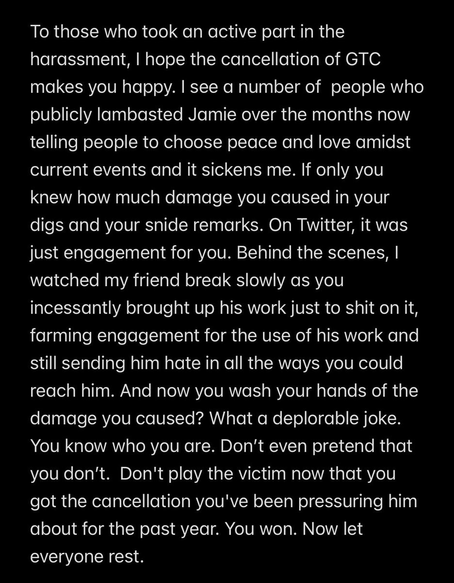 kmiraonthewall's tweet photo. i think it’s time i shared my two cents on this. i was going to be quiet but things are escalating to the point of death threats and threats of ruining people’s careers, which is downright disgusting.

like i’ve seen many say: enough is enough. https://t.co/0vG60dwRIk