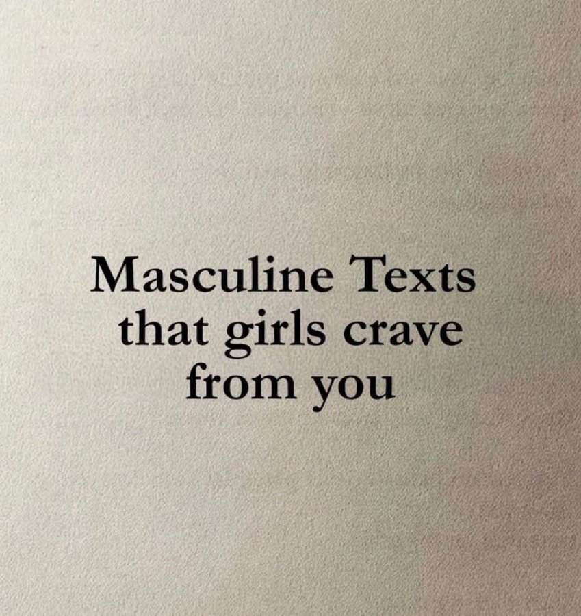 SophiatechAIx's tweet photo. MASCULINE TEXTS THAT GIRLS CRAVE FROM YOU. 

// THREAD // https://t.co/FHUMDV3sKB