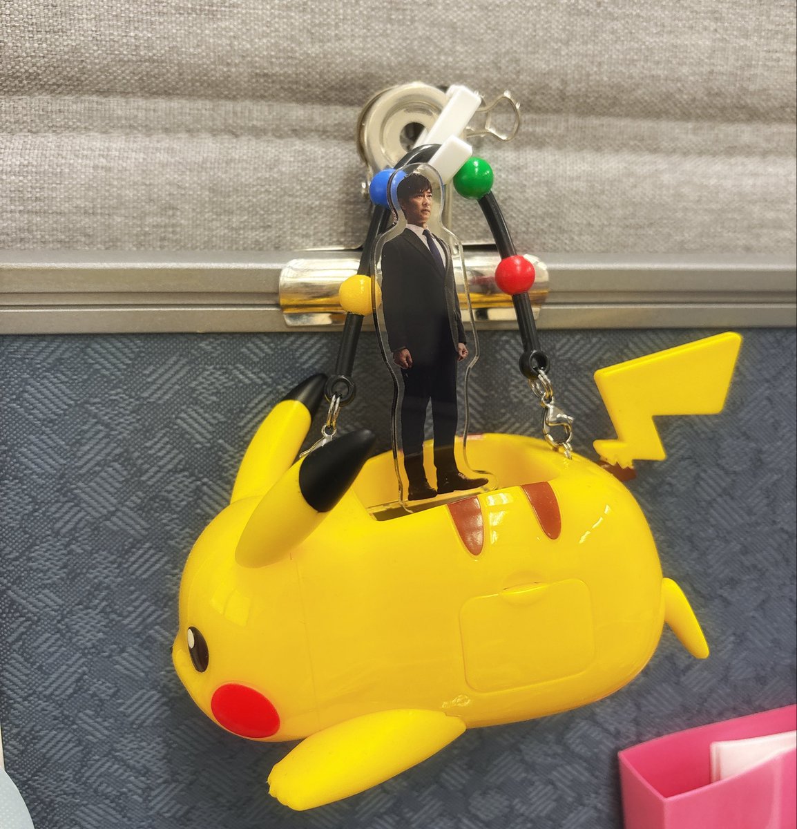 pokejama's tweet photo. デスクに飾ったよ🫶
はっぴー！ https://t.co/CTn15TxaJ1