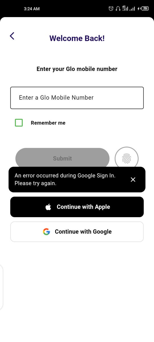 ThaCrownBoy's tweet photo. @GloWorld Why is gloCafe app not allowing me log in @GloWorld @GloCare https://t.co/WjlQw6LpLu