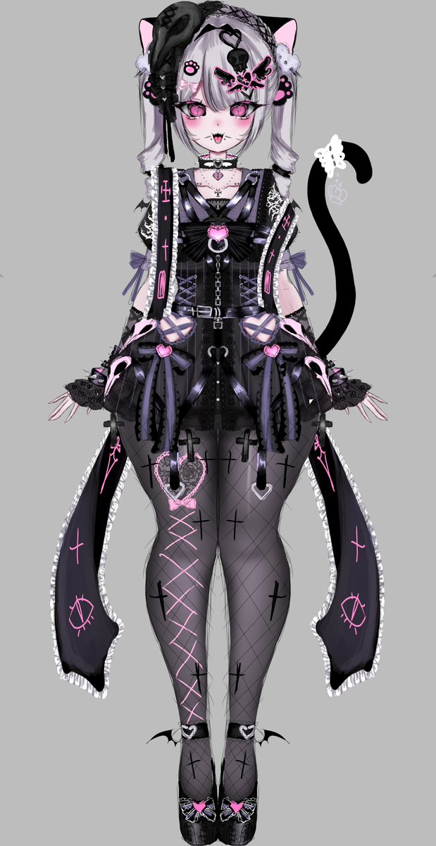 AriigaoVT's tweet photo. More scrapped designs I found 

nurse hellhound e girl design (one of my og designs) 20 usd

jirai plague doctor 20 usd

striped e girl design 12 usd https://t.co/uaNIHmP2g1