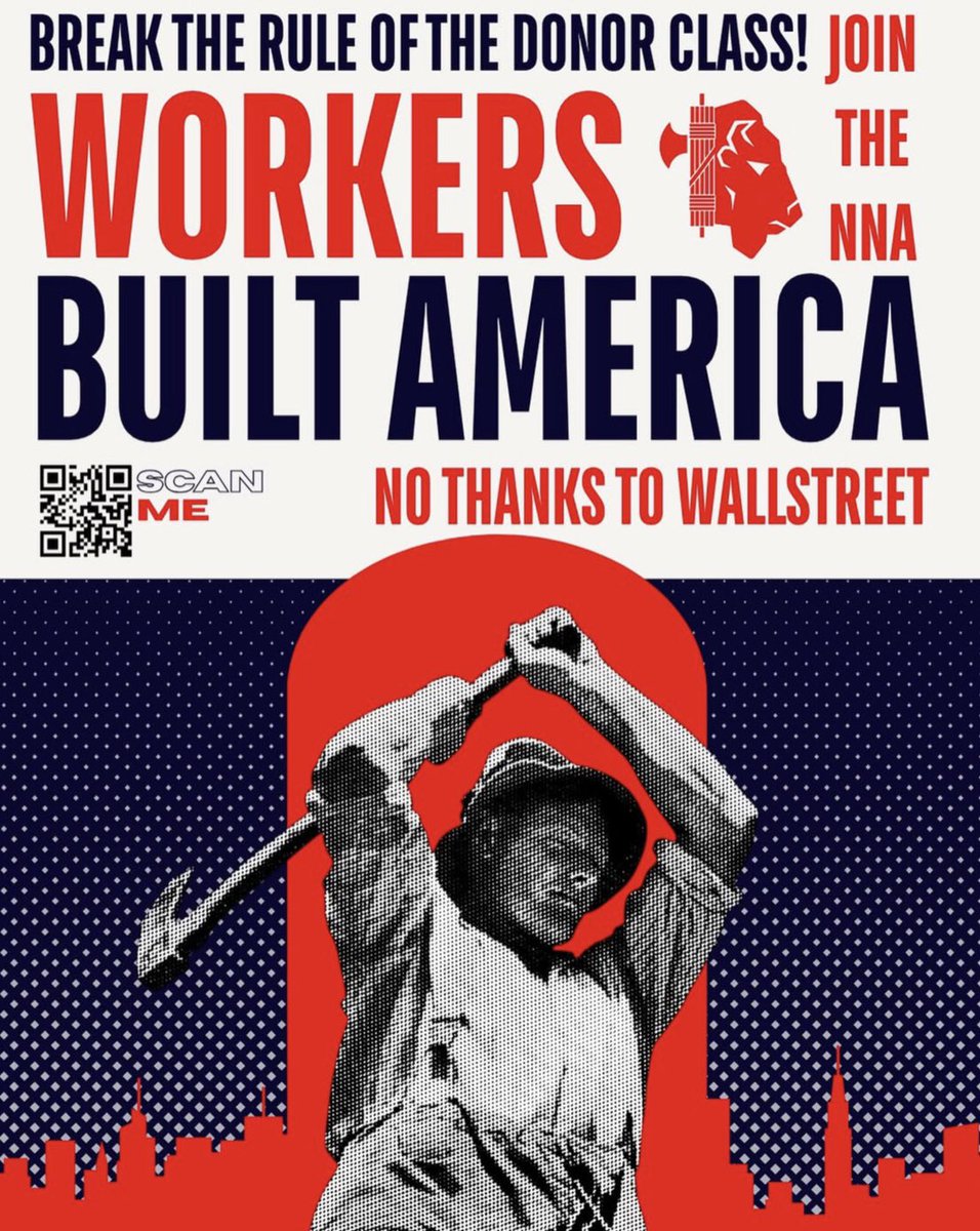 nnausa_'s tweet photo. Very odd that you felt the need to lie about the contents of the posters: 

Our poster is anti-Wall Street, not anti-migrant. Remember, these people want to kill the American ideal so that they can import cheap slave labor. https://t.co/jvt2BYGZ5I