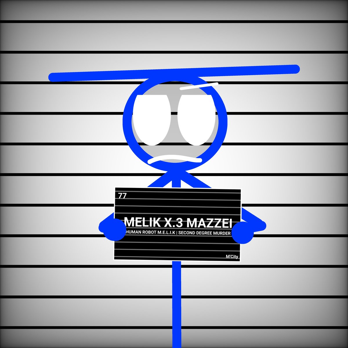 MelikMNet's tweet photo. Prison sucks in 2013
(Photo: March 17 2013 2:35 PM)
(Location: M'CITY POLICE)
(Culprit: Melik X.3 Mazzei)
(Crime: Second Degree Murder)
(Victim: Ethan Vester)
(Punishment: 5 Years Of Prison)
(Released: March 30 2013 9:42 AM) https://t.co/c1CziugoXU