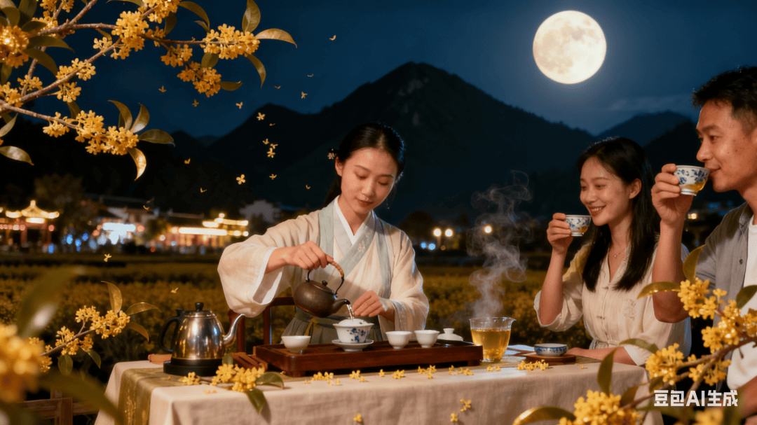 BeebeCynth30013's tweet photo. Mid-Autumn vibes: Mooncakes, warm tea, and counting stars with loved ones under the full glow  Tag someone you’d share a slice with!， https://t.co/fQuQMJYLER