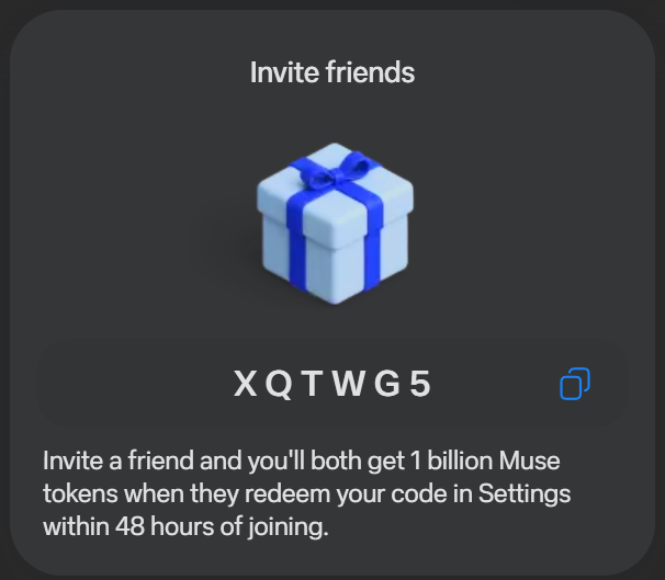 eLGuapo809's tweet photo. @Muse Just I case anyone needs a code:  Code: XQTWG5 https://t.co/3GSQIRmchG https://t.co/BiDGs0iMf9