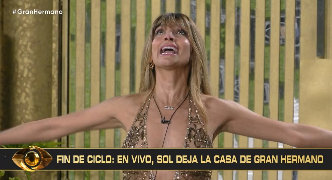 nicknewsok's tweet photo. JAQUE MATE grita SOL ganando GRAN HERMANO https://t.co/u58sOdEtnS