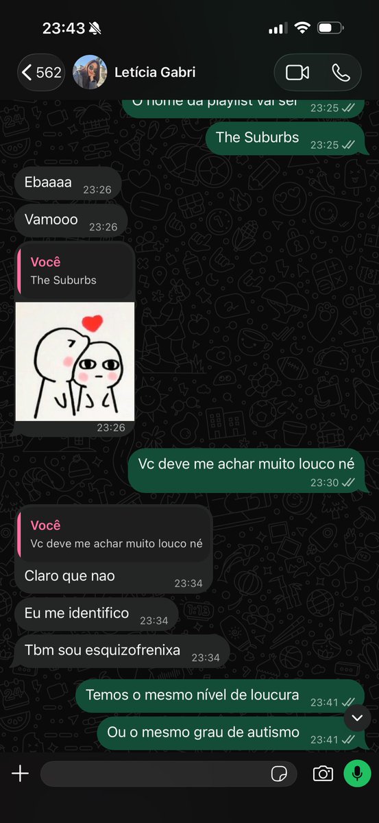 gameofgustavo's tweet photo. Uma conversa normal entre eu e a @letgbr https://t.co/qAYN6M3tGT