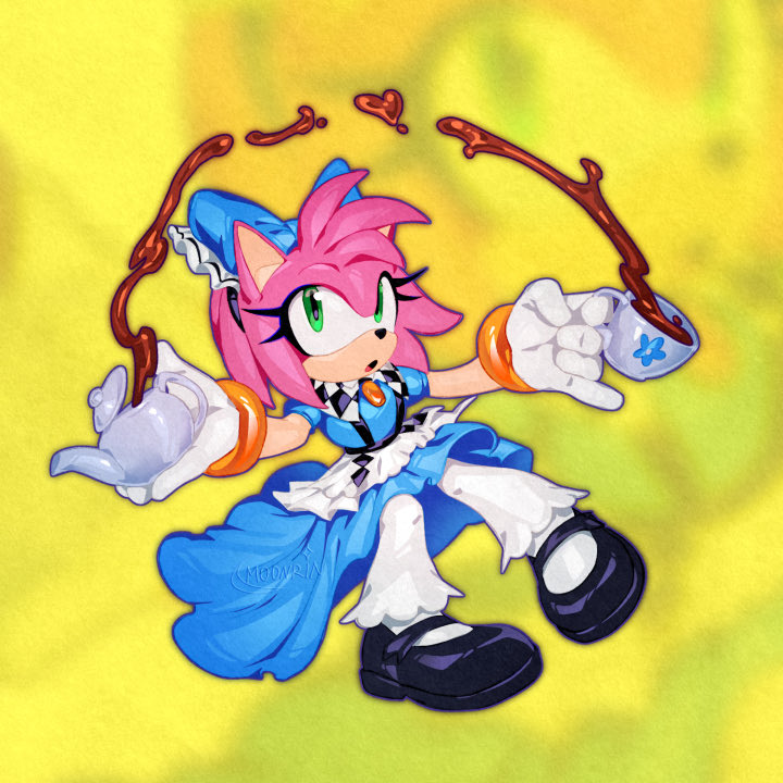 MOONRIN_art's tweet photo. #Knuclestheechidna #AmyRose #MilesPrower https://t.co/T6nSMuTQYE