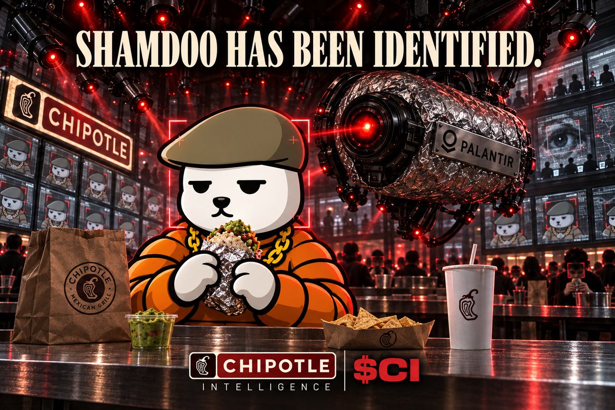 ChipotleIntel's tweet photo. @TheShamdoo HAS BEEN IDENTIFIED. https://t.co/8xbuyqdGuZ