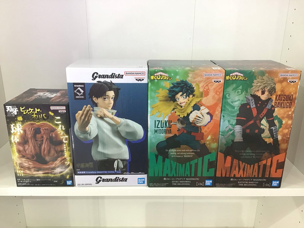 otakara_amuse's tweet photo. 本日入荷のイチオシ景品はコチラ‼️

本日もフィギュア入荷してます✨✨

ご来店お待ちしてます。

#お宝発見岡山店 https://t.co/mdXn75fDVt